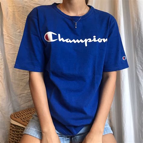 champion blue shirt