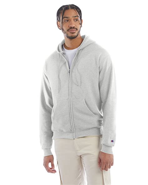 champion full zip hooded sweatshirt