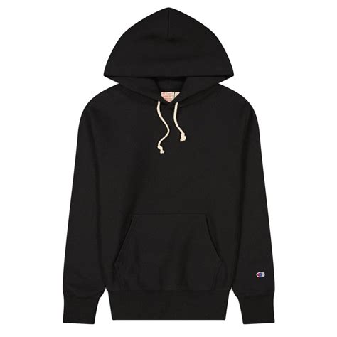 champion hooded sweatshirt black