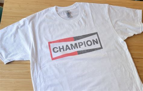 champion spark plugs shirt