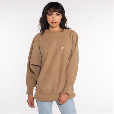 champion sweatshirt brown