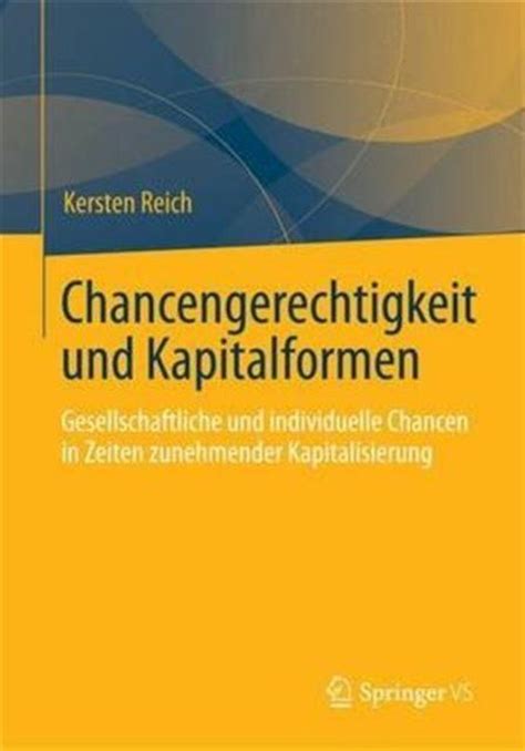 chancengerechtigkeit und kapitalformen Doc