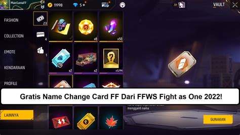 change card options 1 time future fight