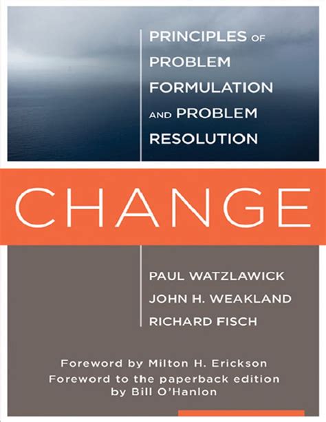 change principles of problem formation and problem resolution Epub