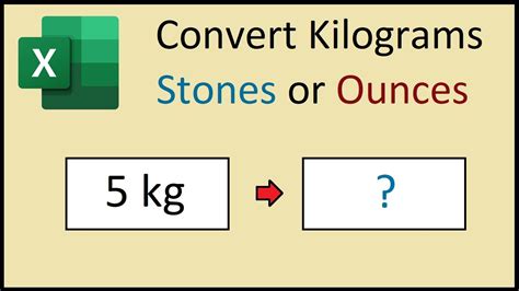 change stones to kilos