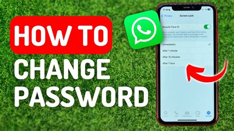 change whatsapp password