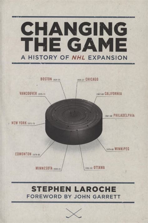 changing the game a history of nhl expansion Reader