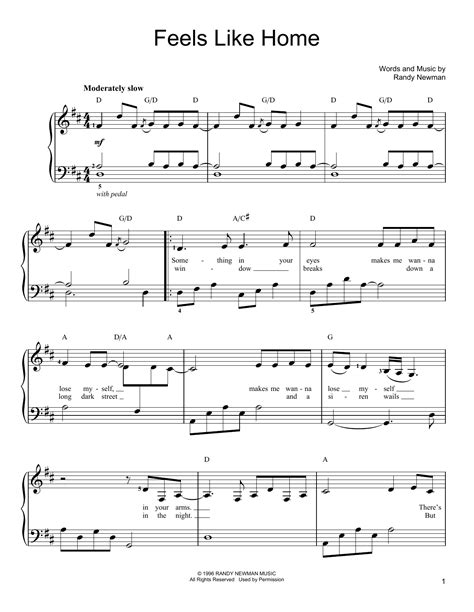 chantal kreviazuk a a a feels like home daily piano sheets pdf Doc