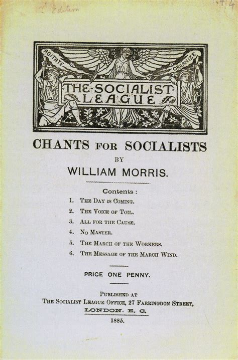 chants socialists william morris Doc