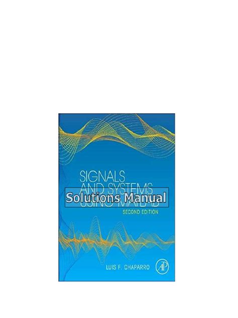 chaparro signals systems using matlab solution Epub