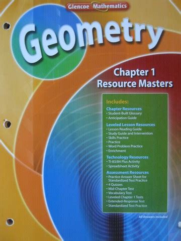 chapter 1 resource masters geometry Epub