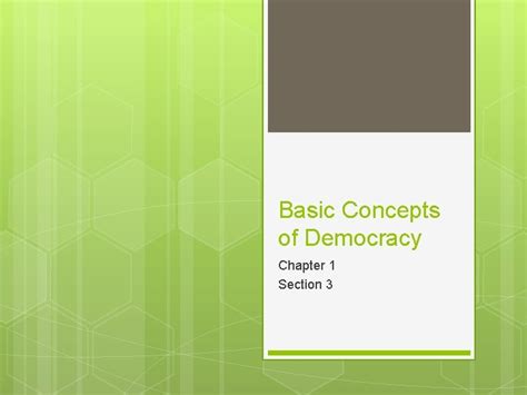 chapter 1 section 3 guided reading and review basic concepts of democracy Kindle Editon