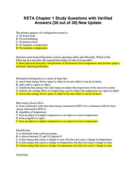 chapter 1 study questions with answers Kindle Editon