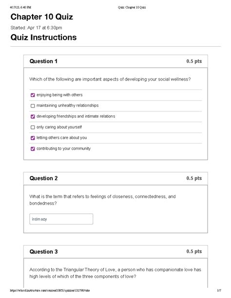 chapter 10 quiz answers Epub