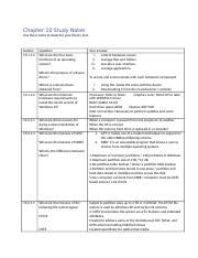 chapter 10 study notes docx PDF