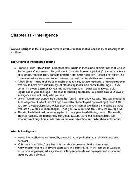 chapter 11 intelligence answers Kindle Editon