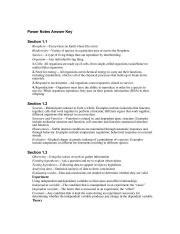 chapter 11 power notes answer key Reader