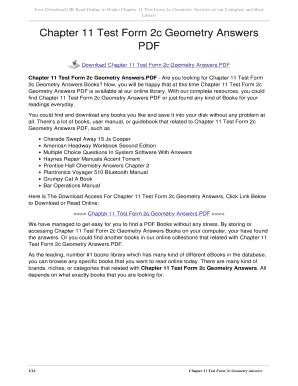 chapter 11 test form 2c PDF