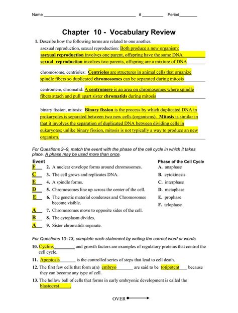 chapter 12 biology answer key PDF