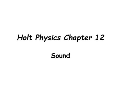 chapter 12 holt physics test Doc