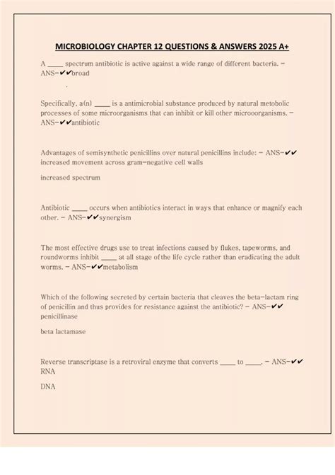 chapter 12 microbiology test answers Reader