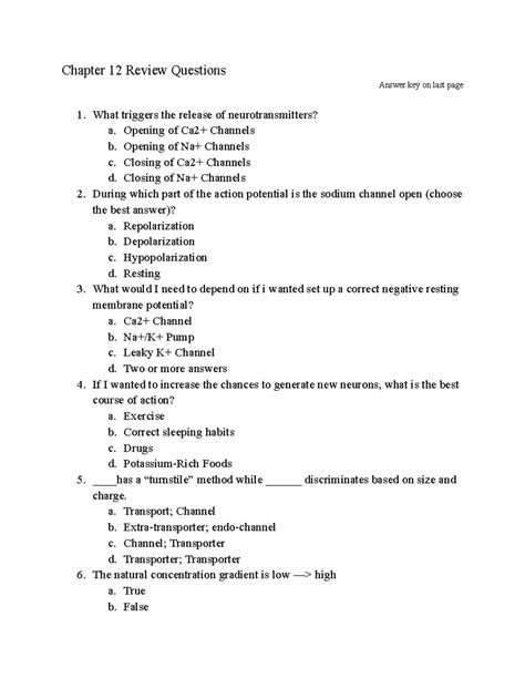 chapter 12 review answer key Kindle Editon
