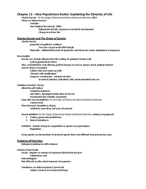 chapter 13 how populations evolve study guide answers Kindle Editon