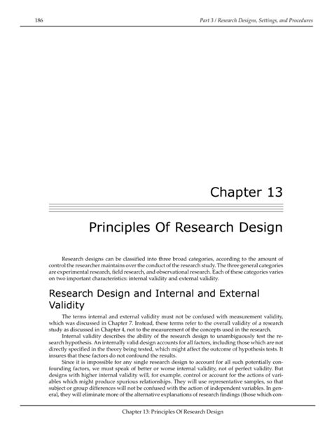 chapter 13 principles of research designs cios Doc