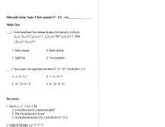 chapter 13 review solutions Reader