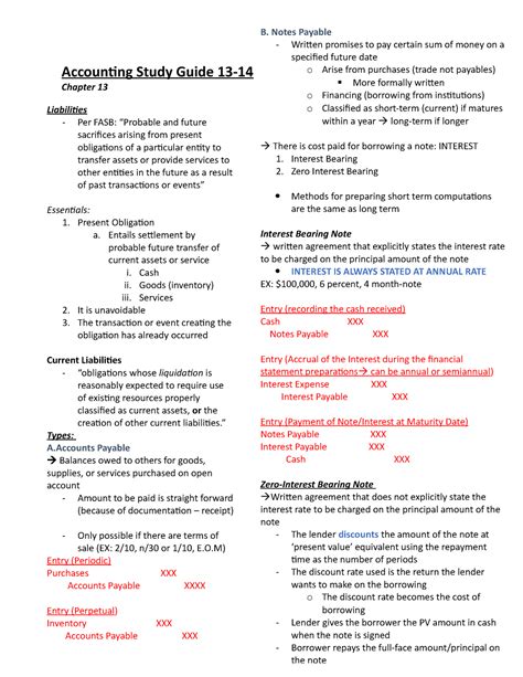chapter 14 accounting study guide Kindle Editon