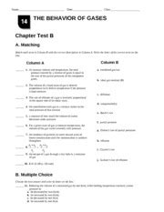 chapter 14 the behavior of gasses test Reader
