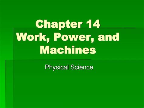 chapter 14work power machines word wise Kindle Editon