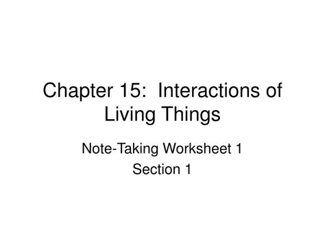 chapter 15 interactions of living things Doc