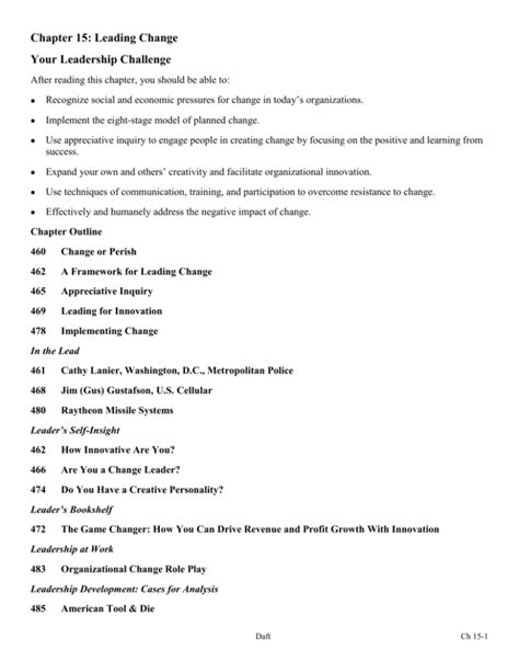 chapter 15 leading change Epub