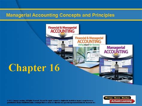 chapter 16 managerial accounting concepts and principles solutions PDF