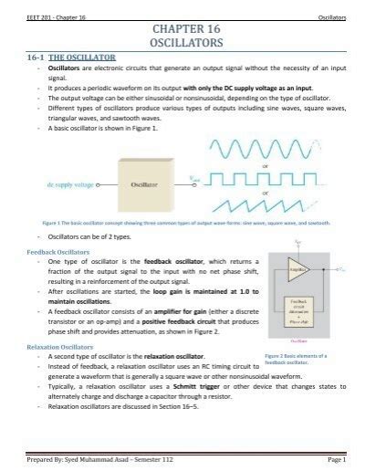 chapter 16 oscillators hbcc Doc