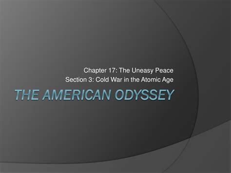 chapter 17 section 3 the cold war begins Doc