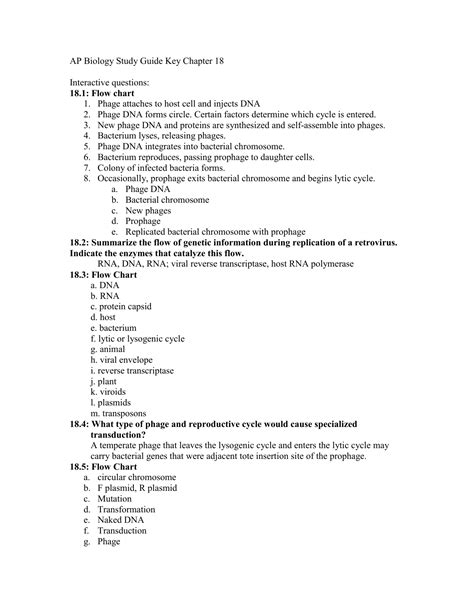 chapter 18 ap biology study guide answers Kindle Editon
