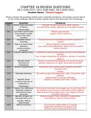 chapter 18 review answers Reader