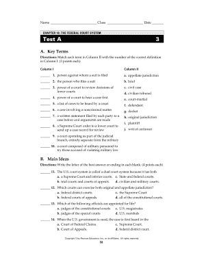chapter 18 test form a Doc
