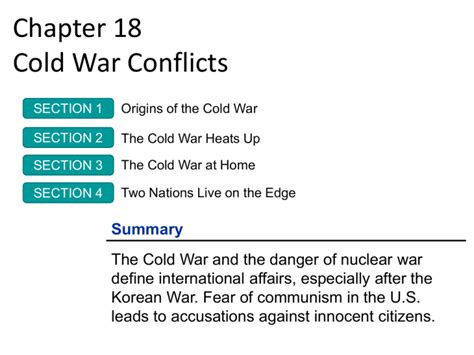 chapter 18 the cold war geography activity PDF