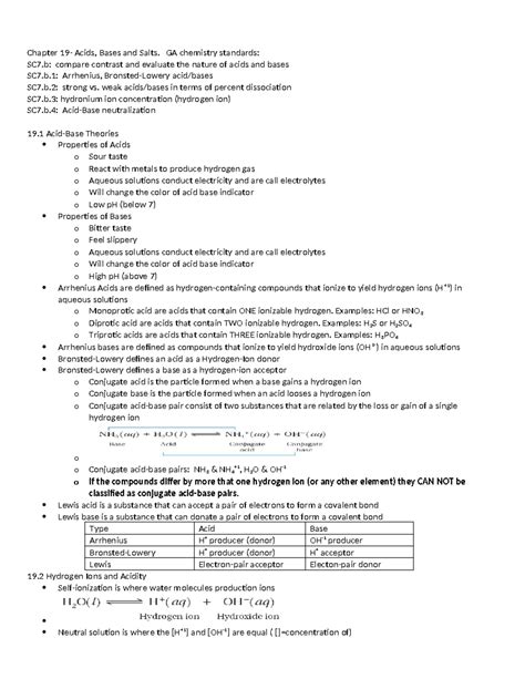chapter 19 acids and bases study guide for content mastery Reader