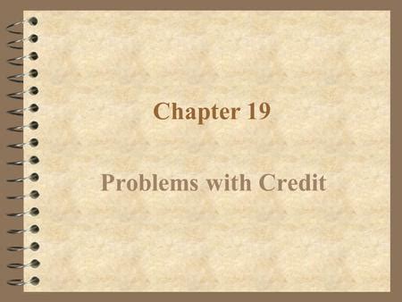 chapter 19 problems with credit Epub