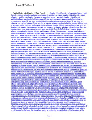 chapter 19 test form b Doc