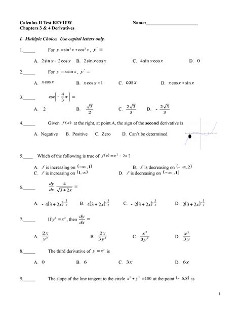 chapter 2 calculus test Reader