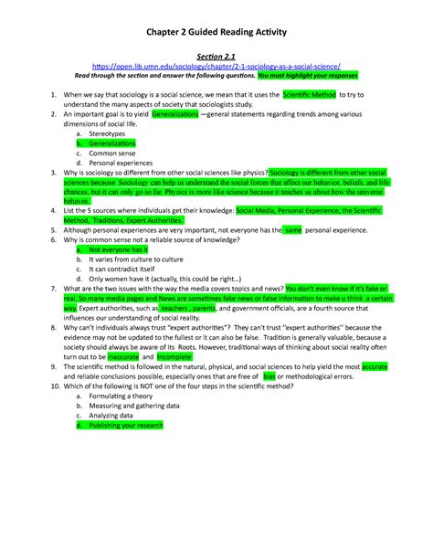 chapter 2 section 4 guided reading and review Reader