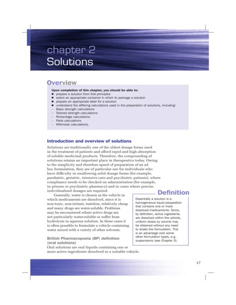 chapter 2 solutions pharmaceutical press Reader