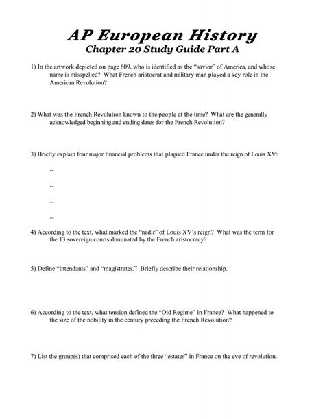 chapter 20 study guide ap euro pdf PDF