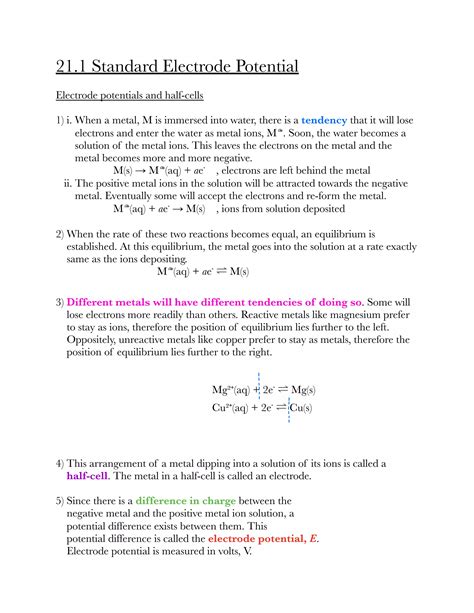 chapter 21 chemistry review PDF