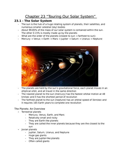 chapter 23 study guide the solar system answers Kindle Editon